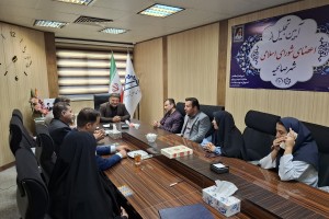 دیدار رئیس شبکه بهداشت و درمان بهارستان با شورای اسلامی شهر صالحیه به مناسبت روز ملی شوراها
